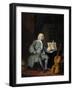 Portrait of a Member of the Van der Mersch Family, 1736-Cornelis Troost-Framed Giclee Print