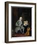 Portrait of a Member of the Van der Mersch Family, 1736-Cornelis Troost-Framed Premium Giclee Print