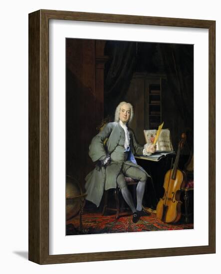 Portrait of a Member of the Van Der Mersch Family-Cornelis Troost-Framed Art Print