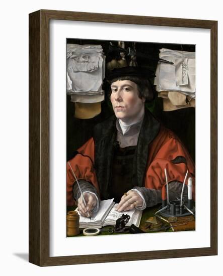 Portrait of a Merchant-Jan Gossaert-Framed Giclee Print