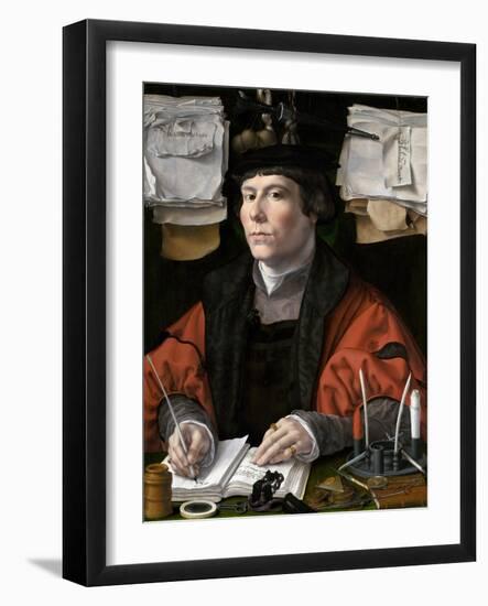 Portrait of a Merchant-Jan Gossaert-Framed Giclee Print