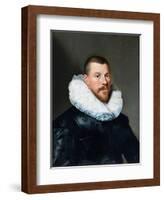 Portrait of a Middle-Aged Man, 1630-Paulus Moreelse-Framed Giclee Print