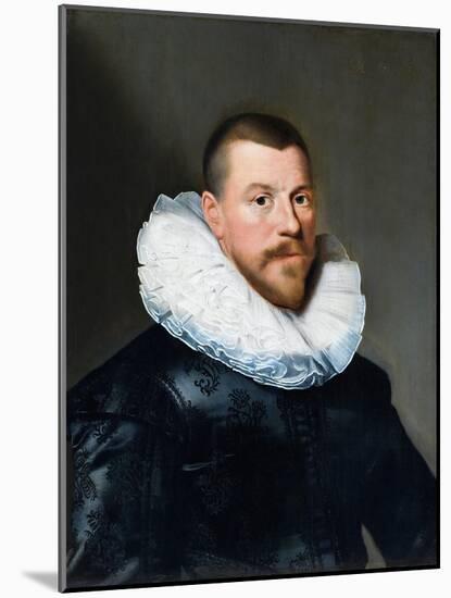 Portrait of a Middle-Aged Man, 1630-Paulus Moreelse-Mounted Giclee Print