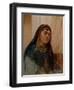Portrait of a Middle Eastern Girl, circa 1859-Frederick Goodall-Framed Giclee Print