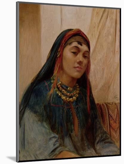 Portrait of a Middle Eastern Girl, circa 1859-Frederick Goodall-Mounted Giclee Print