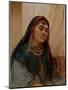 Portrait of a Middle Eastern Girl, circa 1859-Frederick Goodall-Mounted Giclee Print