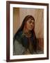 Portrait of a Middle Eastern Girl, circa 1859-Frederick Goodall-Framed Giclee Print