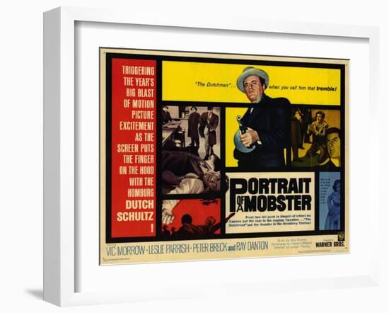 Portrait of a Mobster, 1961-null-Framed Art Print