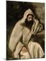 Portrait of a Monk, c.1840-45-Jean-Baptiste-Camille Corot-Mounted Giclee Print