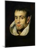 Portrait of a Monk (Dominican or Trinitarian)-El Greco-Mounted Giclee Print