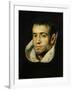 Portrait of a Monk (Dominican or Trinitarian)-El Greco-Framed Giclee Print