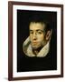 Portrait of a Monk (Dominican or Trinitarian)-El Greco-Framed Giclee Print