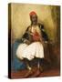 Portrait of a Moor in National Costume-Thomas Kent Pelham-Stretched Canvas