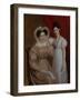 Portrait of a Mother and Daughte, 18Th-19Th Century (Oil on Canvas)-Firmin Massot-Framed Giclee Print