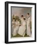 Portrait of a Mother and Her Four Daughters-Sir John Gilbert-Framed Giclee Print