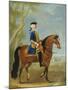 Portrait of a Mounted Officer, Horsemen Beyond in a Landscape-John Wootton-Mounted Giclee Print