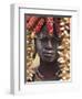 Portrait of a Mursi Lady, South Omo Valley, Ethiopia, Africa-Jane Sweeney-Framed Photographic Print