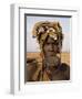 Portrait of a Mursi Woman with Clay Lip Plate, Lower Omo Valley, Ethiopia-Gavin Hellier-Framed Premium Photographic Print