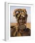 Portrait of a Mursi Woman with Clay Lip Plate, Lower Omo Valley, Ethiopia-Gavin Hellier-Framed Photographic Print