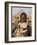 Portrait of a Mursi Woman with Clay Lip Plate, Lower Omo Valley, Ethiopia-Gavin Hellier-Framed Photographic Print