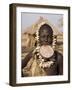 Portrait of a Mursi Woman with Clay Lip Plate, Lower Omo Valley, Ethiopia-Gavin Hellier-Framed Photographic Print