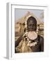 Portrait of a Mursi Woman with Clay Lip Plate, Lower Omo Valley, Ethiopia-Gavin Hellier-Framed Photographic Print