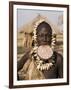 Portrait of a Mursi Woman with Clay Lip Plate, Lower Omo Valley, Ethiopia-Gavin Hellier-Framed Photographic Print