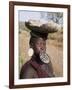 Portrait of a Mursi Woman with Clay Lip Plate, Lower Omo Valley, Ethiopia-Gavin Hellier-Framed Photographic Print