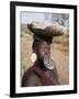 Portrait of a Mursi Woman with Clay Lip Plate, Lower Omo Valley, Ethiopia-Gavin Hellier-Framed Photographic Print