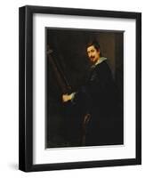 Portrait of a Musician (Jacques Gaultier (?) Chief Musician of the English Court from 1617-Sir Anthony Van Dyck-Framed Giclee Print