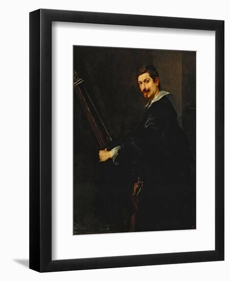 Portrait of a Musician (Jacques Gaultier (?) Chief Musician of the English Court from 1617-Sir Anthony Van Dyck-Framed Giclee Print