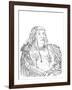 Portrait of a Native American Man, 1841-Myers and Co-Framed Giclee Print