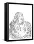 Portrait of a Native American Man, 1841-Myers and Co-Framed Stretched Canvas
