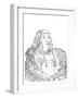 Portrait of a Native American Man, 1841-Myers and Co-Framed Giclee Print