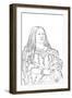 Portrait of a Native American Woman, 1841-Myers and Co-Framed Giclee Print