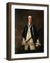 Portrait of a Naval Officer, Traditionally known as Augustus Keppel (1725-86) C.1749 (Oil on Canvas-John Wollaston-Framed Giclee Print