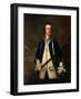 Portrait of a Naval Officer, Traditionally known as Augustus Keppel (1725-86) C.1749 (Oil on Canvas-John Wollaston-Framed Giclee Print