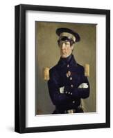 Portrait of a Navy Officer, 1845-Jean-François Millet-Framed Giclee Print