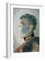 Portrait of a Noble Duke, Cartoon of Arthur Wellesley, Duke of Wellington (1769-1852) Pub. 1829-null-Framed Giclee Print