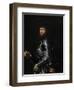 Portrait of a Nobleman in Armour, Between 1540 and 1560-Giovan Battista Moroni-Framed Giclee Print