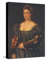 Portrait of a Noblewoman-Titian (Tiziano Vecelli)-Stretched Canvas