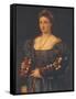 Portrait of a Noblewoman-Titian (Tiziano Vecelli)-Framed Stretched Canvas