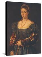 Portrait of a Noblewoman-Titian (Tiziano Vecelli)-Stretched Canvas