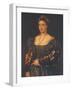 Portrait of a Noblewoman-Titian (Tiziano Vecelli)-Framed Giclee Print