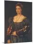 Portrait of a Noblewoman-Titian (Tiziano Vecelli)-Mounted Giclee Print