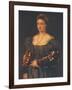 Portrait of a Noblewoman-Titian (Tiziano Vecelli)-Framed Giclee Print