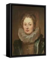 Portrait of a noblewoman-Sir Anthony van Dyck-Framed Stretched Canvas