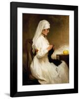 Portrait of A Nurse from the Red Cross-Gabriel Emile Niscolet-Framed Premium Giclee Print