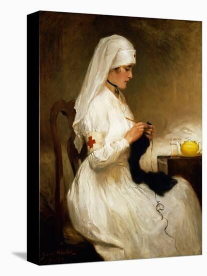 Portrait of a Nurse from the Red Cross-Gabriel Emile Niscolet-Stretched Canvas