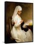 Portrait of a Nurse from the Red Cross-Gabriel Emile Niscolet-Framed Stretched Canvas